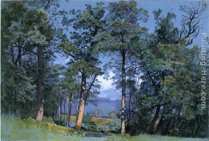 Coppet, Lake Geneva painting - William Stanley Haseltine Coppet, Lake Geneva art painting